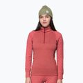 Damen-Funktionssweatshirt Devold Duo Active Merino 205 Zip Neck marsala