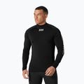 Herren-Longsleeve Helly Hansen Waterwear Rashguard black