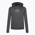 Herren-Trekking-Sweatshirt Helly Hansen F2F Organic Cotton Hoodie Ebenholz melange