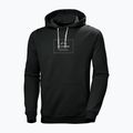 Herren-Trekking-Sweatshirt Helly Hansen F2F Organic Cotton Hoodie Ebenholz melange 5