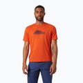 Herren Helly Hansen HH Tech Grafik Patrouillen-T-Shirt oran