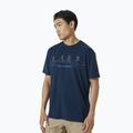 Helly Hansen Skog Recycled Graphic Herren-Trekking-T-Shirt navy blau 63083_584