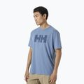 Helly Hansen Skog Recycled Graphic Herren-Trekkinghemd blau 63082_636