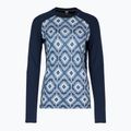 Damen-Thermoaktivshirt Helly Hansen Lifa Merino Midweight Graphic Crew navy star pixel 5