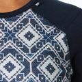 Damen Thermo-Sweatshirt Helly Hansen Lifa Merino Midweight Gra Crew navy star pixel 3