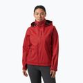 Damen Segeljacke Helly Hansen Crew Hooded 2.0 rot