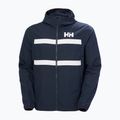 Herren Segeljacke Helly Hansen Salt Striped Windbreaker navy 5