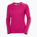 Helly Hansen Lifa Active Stripe Crew magenta 2.0 Damen Thermo-Langarmshirt 4