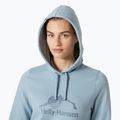Frauen Helly Hansen Nord Grafik Pullover Hoodie windig blau 3
