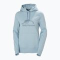 Frauen Helly Hansen Nord Grafik Pullover Hoodie windig blau 5