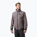 Herren Helly Hansen HP Racing Lifaloft Bomber Segeljacke sparrow grau