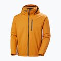 Herren Helly Hansen Crew Hooded Midlayer 2 Senf Segeljacke