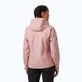Damen Segeljacke Helly Hansen Crew Hooded Midlayer 2.0 rosa Salz 2