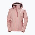 Damen Segeljacke Helly Hansen Crew Hooded Midlayer 2.0 rosa Salz 7