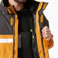 Herren Helly Hansen Pier 4.0 Senf Regenjacke 9
