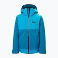 Helly Hansen Alpha azurblaue Skijacke für Kinder 7
