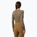 Damen Thermoaktivshirt Helly Hansen Lifa Merino Midweight Graphic Crew sepia houndstooth aop 2
