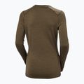 Damen Thermoaktivshirt Helly Hansen Lifa Merino Midweight Graphic Crew sepia houndstooth aop 6