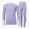 Helly Hansen JR Lifa Merino Midweight hell lavendelfarbenes Thermowäsche-Set für Kinder 5