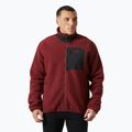 Herren Helly Hansen Panorama Pile Block Sweatshirt mars rot