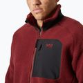 Herren Helly Hansen Panorama Pile Block Sweatshirt mars rot 3