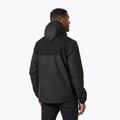 Herren Helly Hansen Vancouver Fleece gefütterte Regenjacke Ebenholz 2