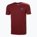 Herren Helly Hansen Nord Grafik-T-Shirt mars rot 4