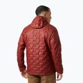 Herren Helly Hansen Lifaloft Hooded Insulator Hybridjacke mars rot 2
