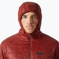 Herren Helly Hansen Lifaloft Hooded Insulator Hybridjacke mars rot 3