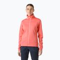 Damen-Segel-Sweatshirt Helly Hansen Crew Fleece sunset pink