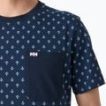 Herren T-Shirt Helly Hansen Hudson navy aop 3
