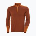 Herren Funktionsshirt langärmlig Helly Hansen Lifa Merino Midweight 1/2 Zip iron oxide