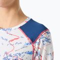 Damen-Funktionssweatshirt Helly Hansen Lifa Active white slope map aop 3