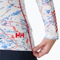 Damen-Funktionssweatshirt Helly Hansen Lifa Active white slope map aop 4