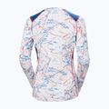Damen-Funktionssweatshirt Helly Hansen Lifa Active white slope map aop 6