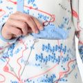 Fleecejacke für Damen Helly Hansen Maridalen Printed Fleece white slope map aop 3