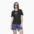 Damen-T-Shirt NORRONA Cotton Viking caviar black