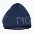 Wintermütze NORRONA MerinoUll Logo Beanie indigo night melange