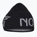 Wintermütze NORRONA MerinoUll Logo Beanie caviar melange