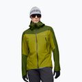 Herren-Regenjacke NORRONA Falketind Gore-Tex golden lime/pesto