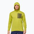 Herren-Trekkingsweatshirt NORRONA Falketind Warm1 Hood golden lime/olive night