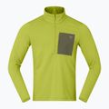 Herren-Trekkingsweatshirt NORRONA Femund Warm1 Zip Neck golden lime/olive night 5