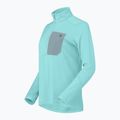 Damen-Trekkingsweatshirt NORRONA Femund Warm1 Zip Neck aqua haze/trooper 7