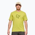 Herren-Shirt NORRONA Cotton Viking golden lime