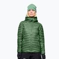 Damen-Daunenjacke Norrona Trollveggen Down800 Super Light Hood Dark Ivy