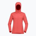 Damen-Trekkingsweatshirt NORRONA Falketind Warm1 Hood deep sea coral/baked apple 5