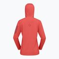 Damen-Trekkingsweatshirt NORRONA Falketind Warm1 Hood deep sea coral/baked apple 6