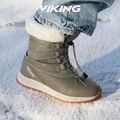 Viking Footwear Equip Warm Waterproof Zip olive Kinderschneestiefel 8