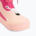 Kinder-Gummistiefel Viking Footwear Alv Barefoot Pfotenabdruck hellrosa/magenta 7