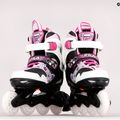 Rollschuhe für Kinder FILA J-One G black/white/pink 13